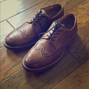 1901 casual wingtip oxfords/derby genuine leather